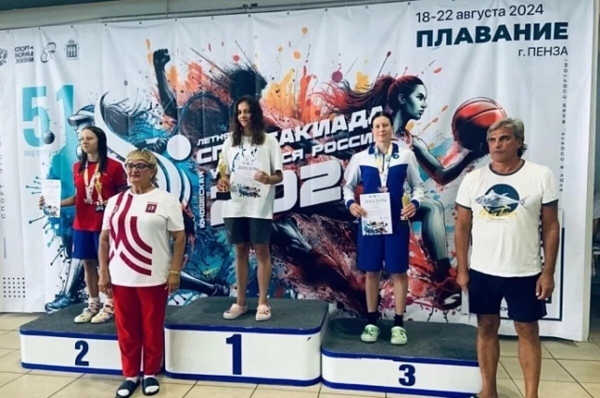    Тулячка взяла золото и серебро на соревнованиях по плаванию