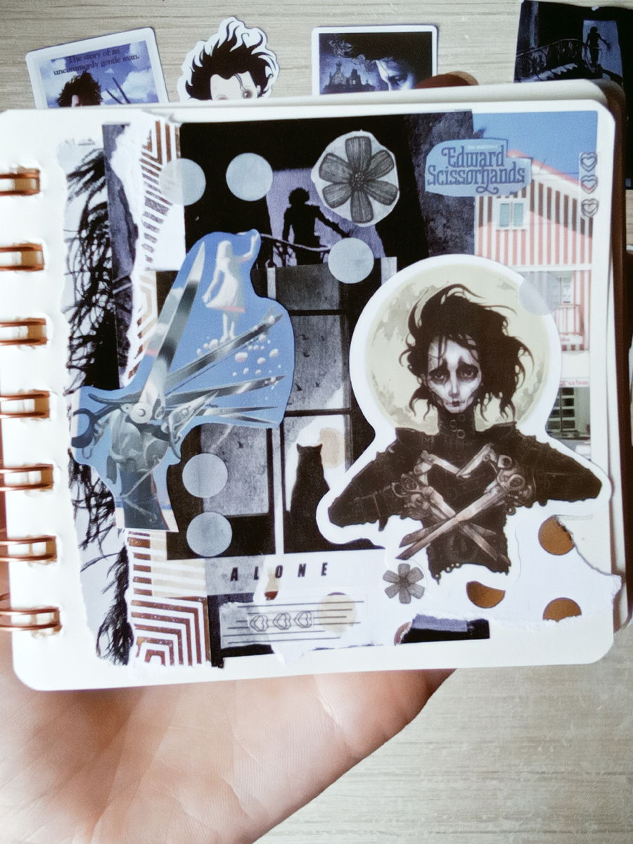 Коллаж "Эдвард руки-ножницы"