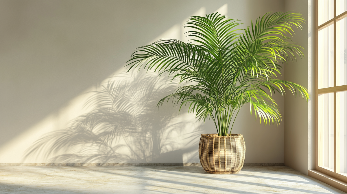 Фотография взрослого растения арека. 