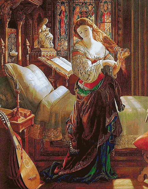 Так выглядит вышитая картина. 