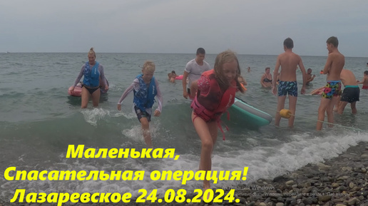 Маленькая спасательная операция! Лазаревское 2024.