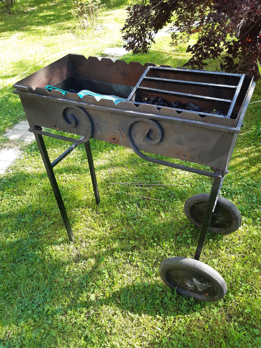 Делаем колеса для мангала