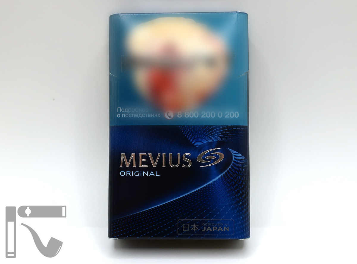 Сигареты Mevius Original. Фото: © канал "Уголок Курильщика"