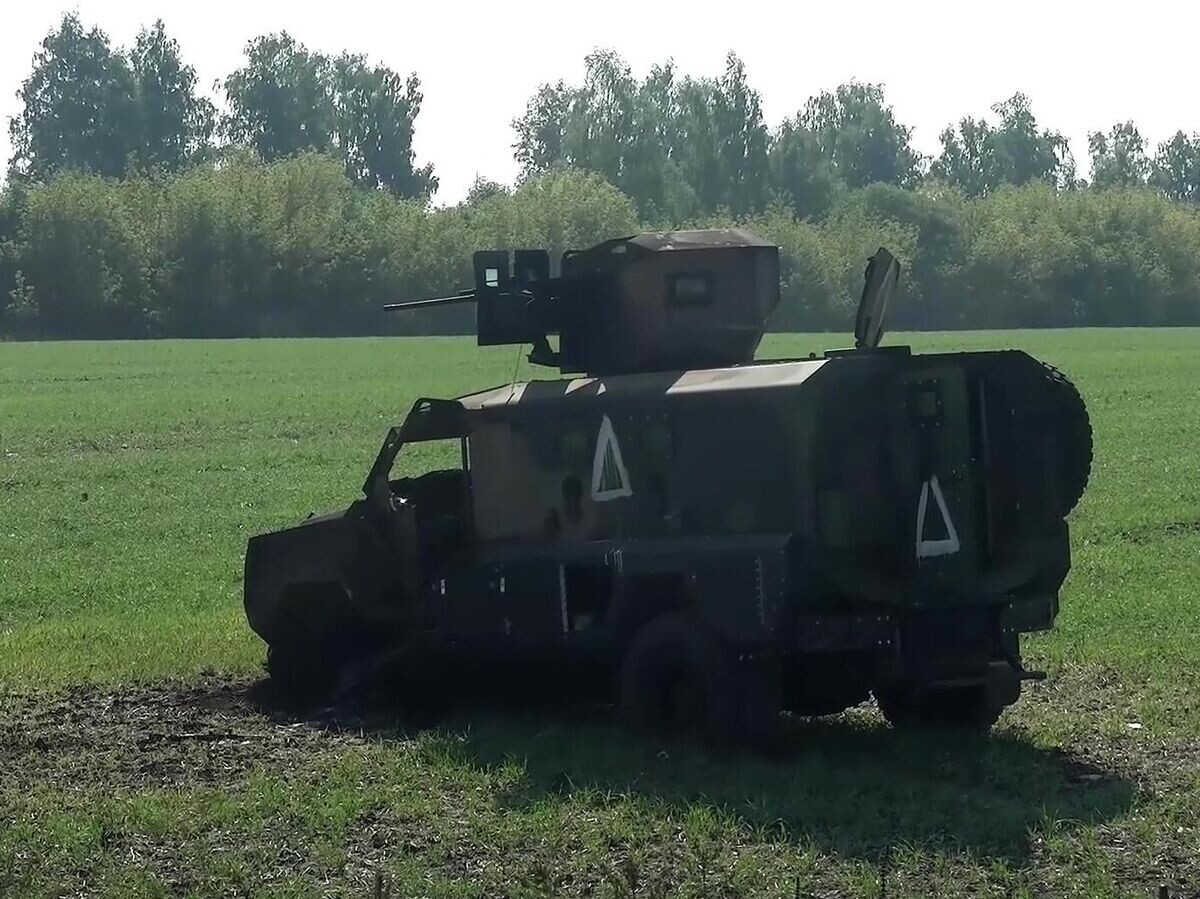    Уничтоженная военная техника колонны ВСУ в Курской области© РИА Новости / Министерство обороны РФ