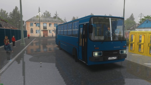 OMSI 2 MAP Русская Глубинка 2.3 Маршрут 101 #omsi #omsi2 #ikarus