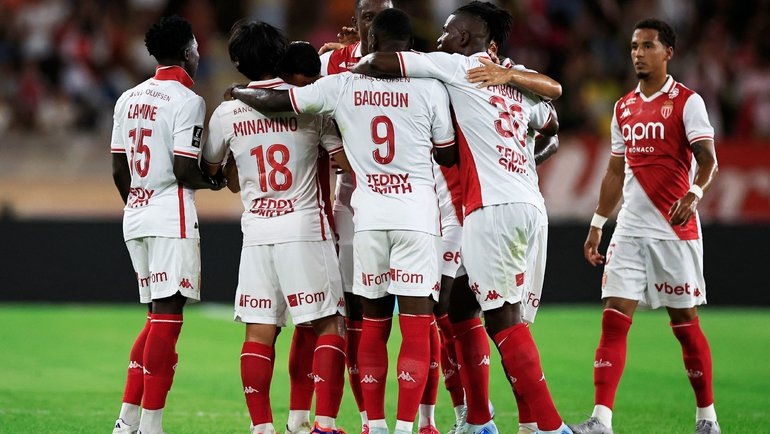    Футболисты «Монако». AFP