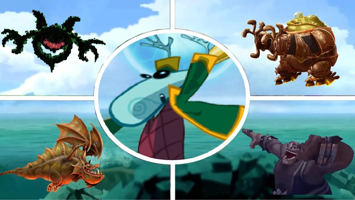 Rayman Legends - Grand Minimus (All Bosses)