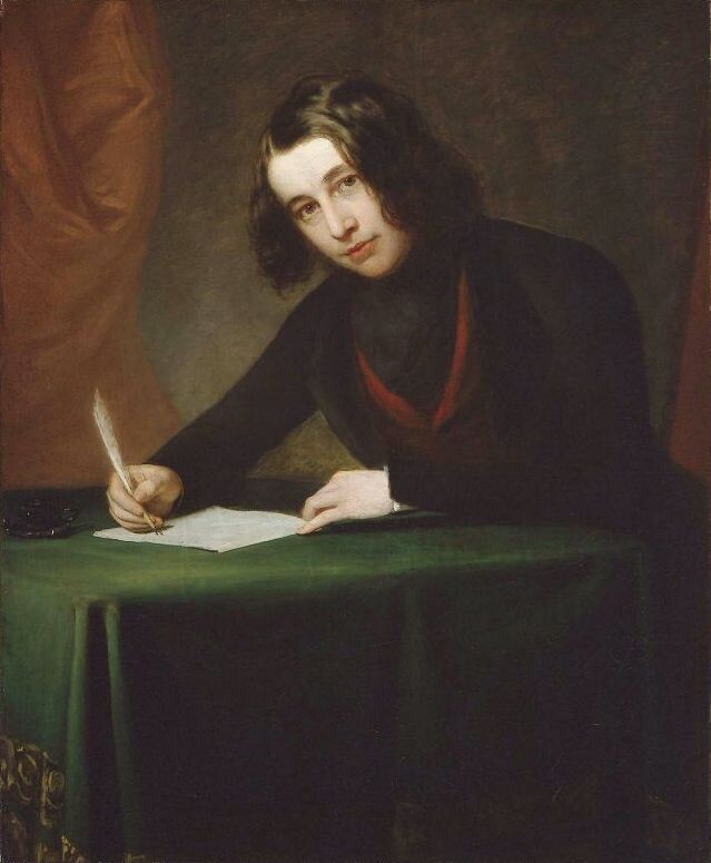 Портрет Чарльза Диккенса, Фрэнсис Александер, 1842 г., Музей изящных искусств, Бостон