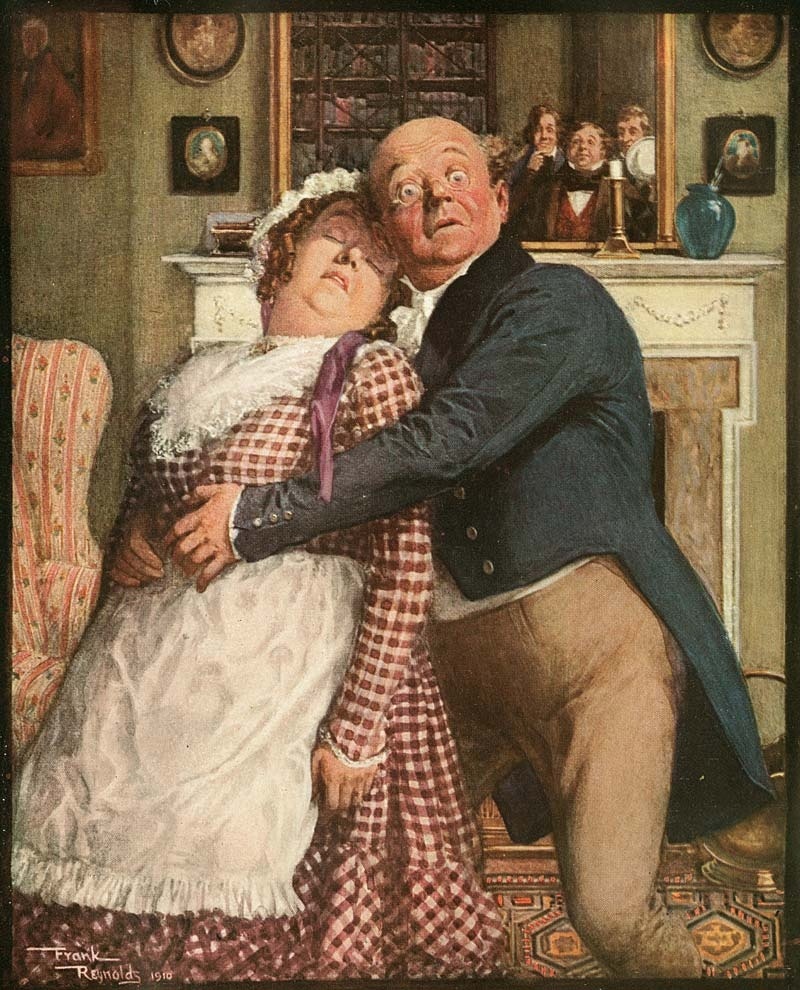 Иллюстрация Фрэнка Рейнольдса, 1910 г.