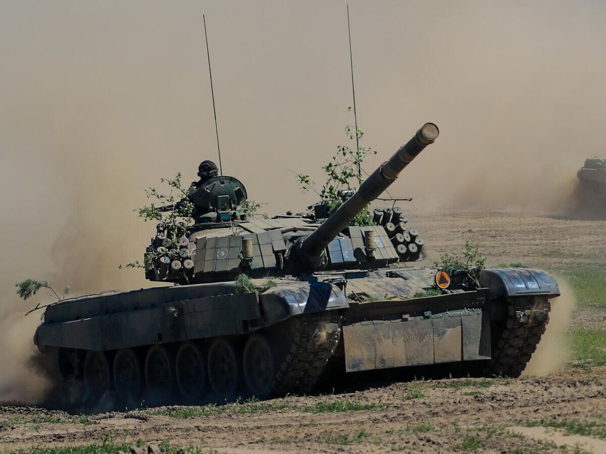    Польские танки PT-91 Twardy во время учений© Фото : Michigan Army National Guard / Spc. Alan Prince