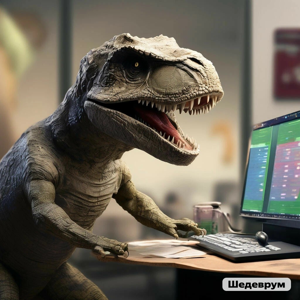 Динозавр пишет чистый код
