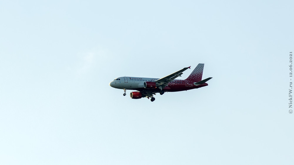 2. Airbus A319-111 бортовой №VP-BWJ © NickFW.ru — 12.06.2021г.