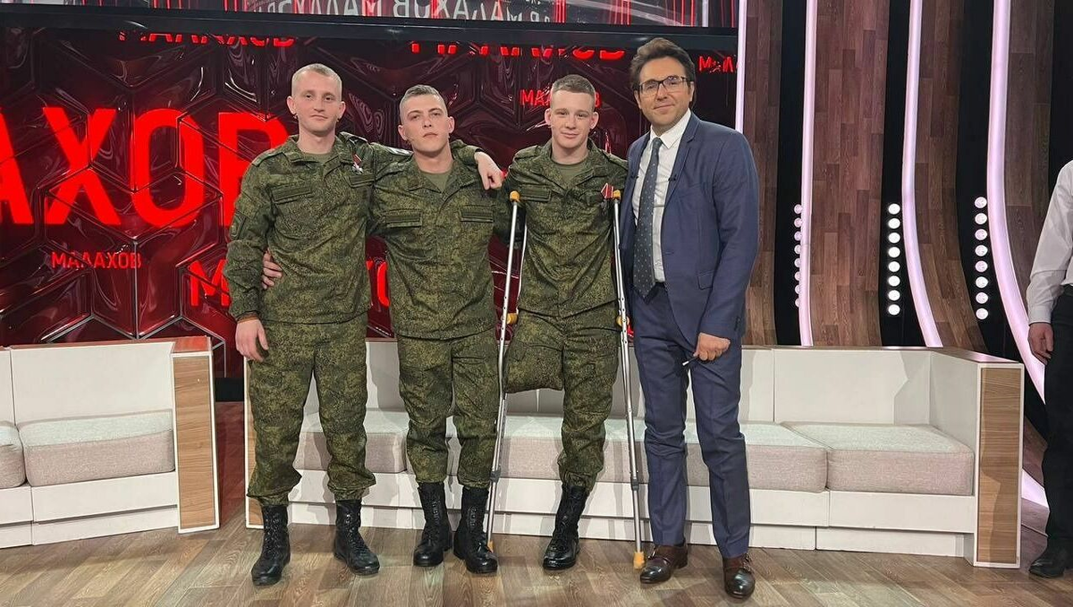 Участники СВО на программе "Прямой эфир"