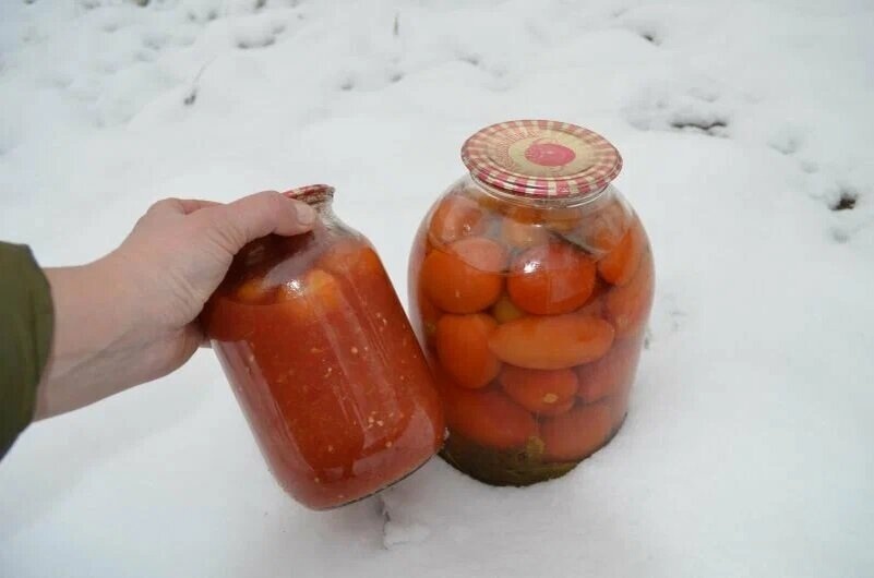 Самые вкусные помидоры в собственном соку. Простой рецепт