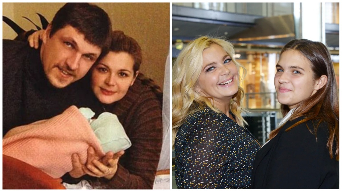 Дмитрий Орлов и Ирина Пегова с дочерью / Ирина Пегова с Дочерью Татьяной