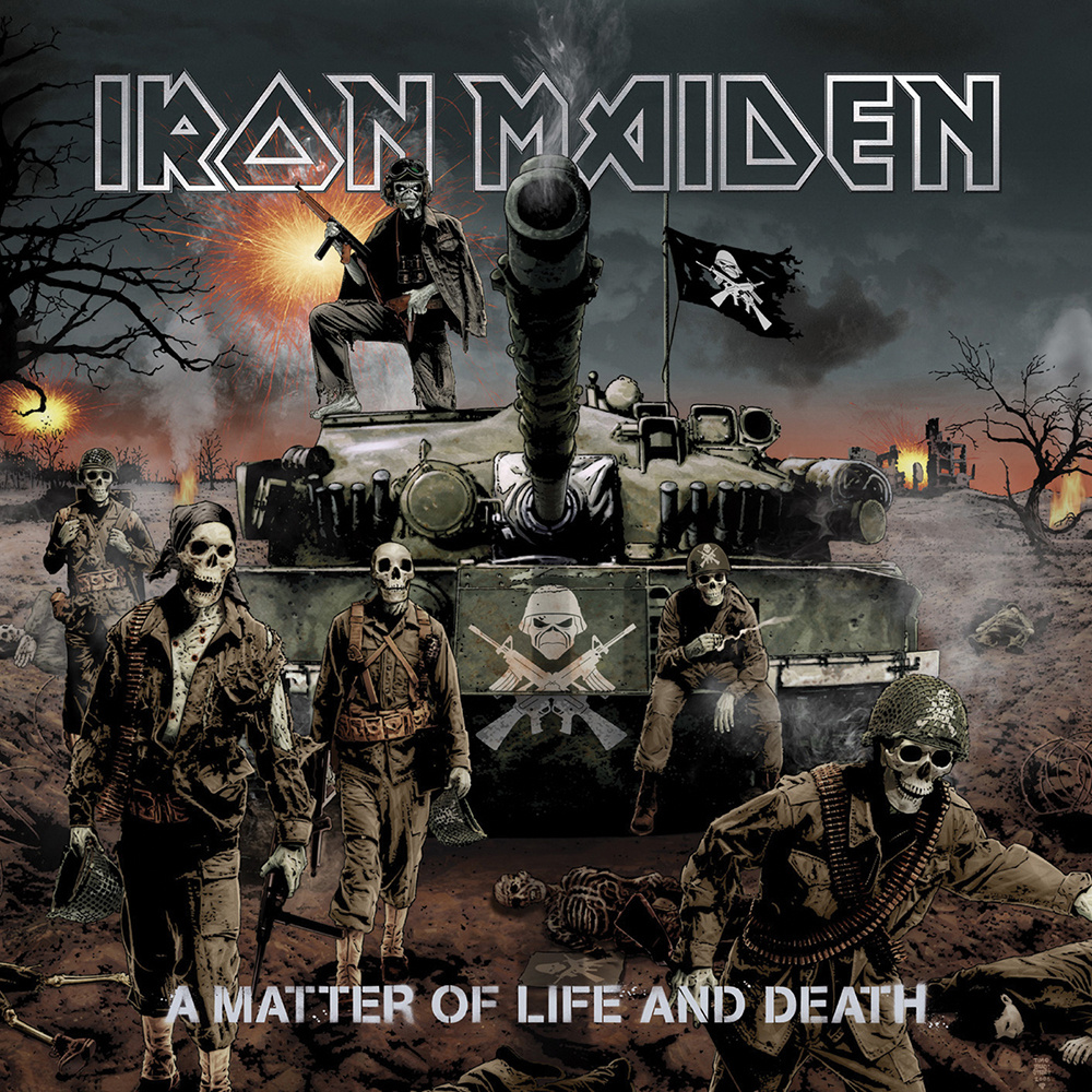 Обложка альбома Iron Maiden - A Matter Of Life And Death (2006)