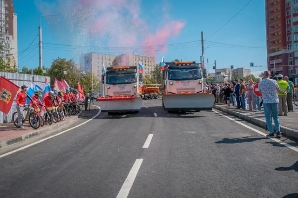    В Брянске торжественно открыли движение по улице Ильи Иванова