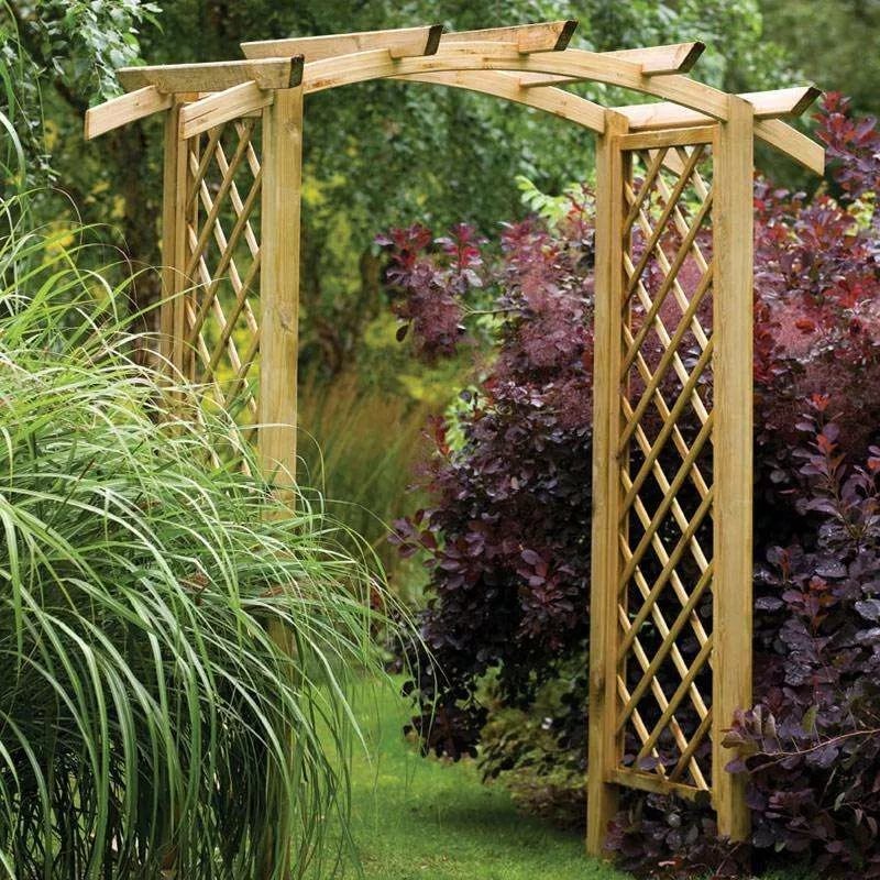 Садовая арка из дерева