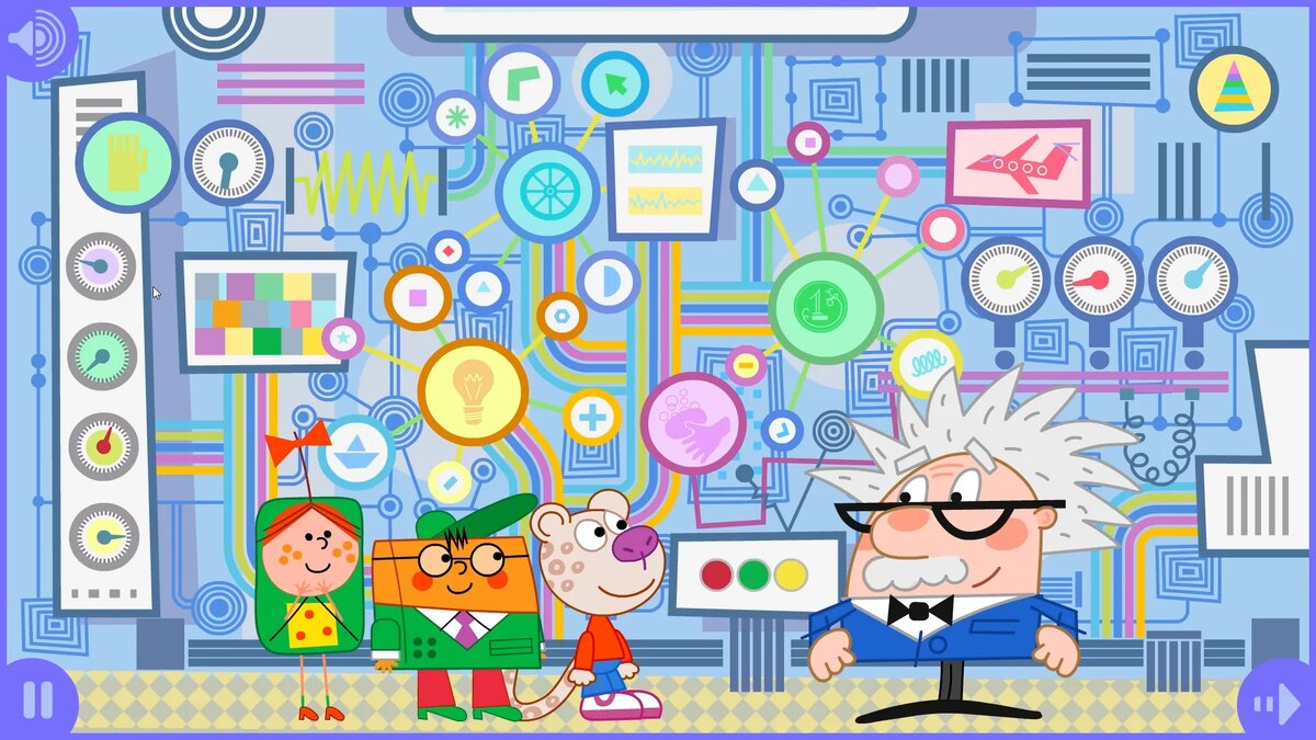 Неудачный слайд из игры с мелкой детализацией и многочисленной анимацией этих деталей.