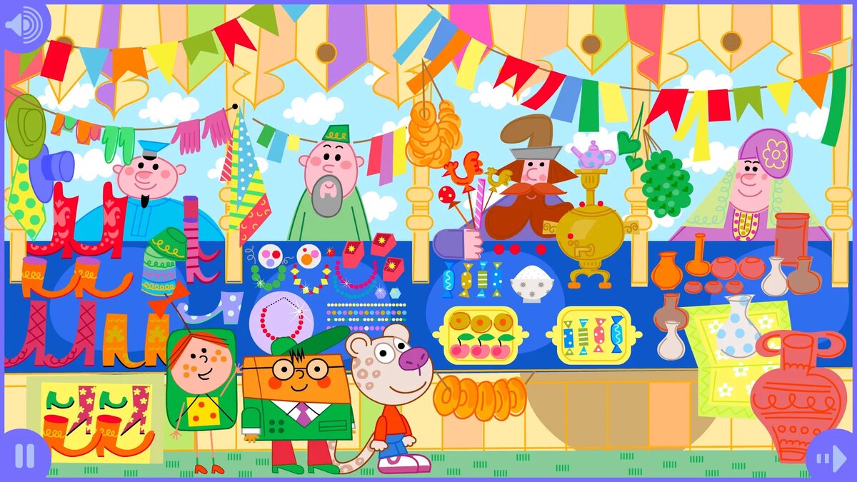 Очень яркие цвета, сбивающие игрока с акцентов.