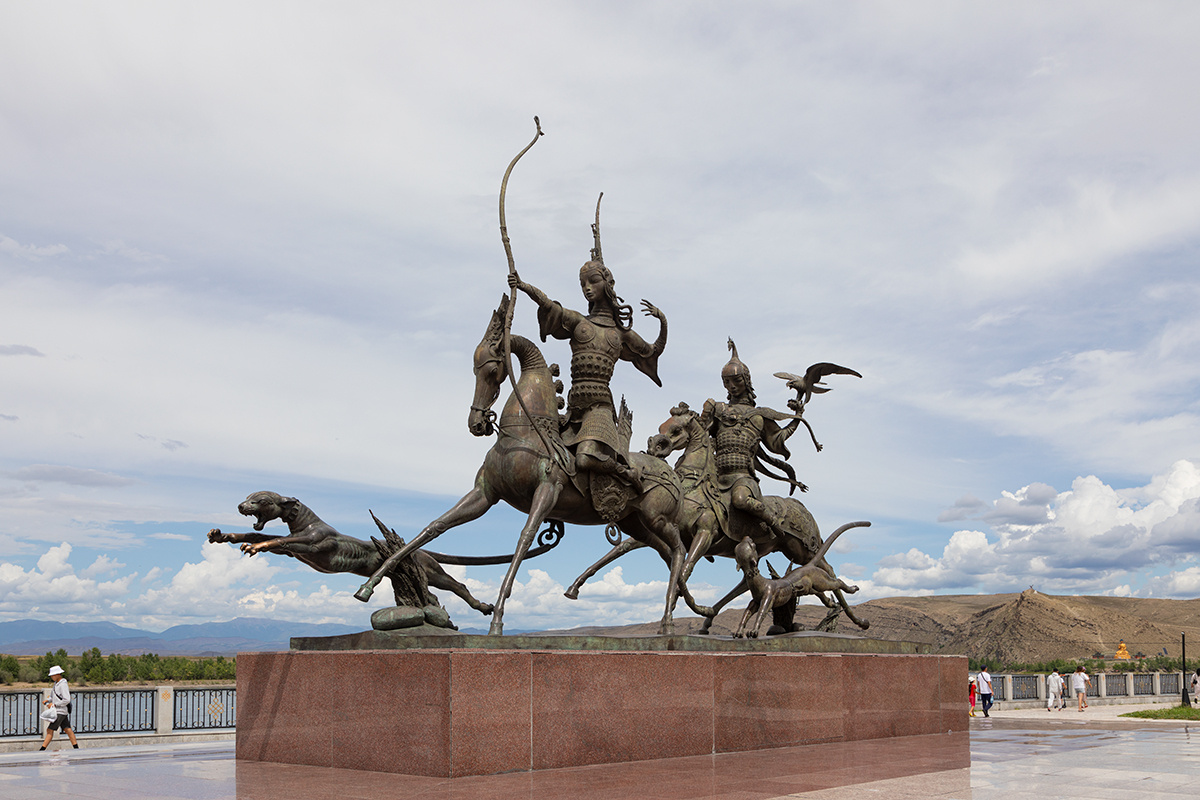 Набережная Енисея. Кызыл