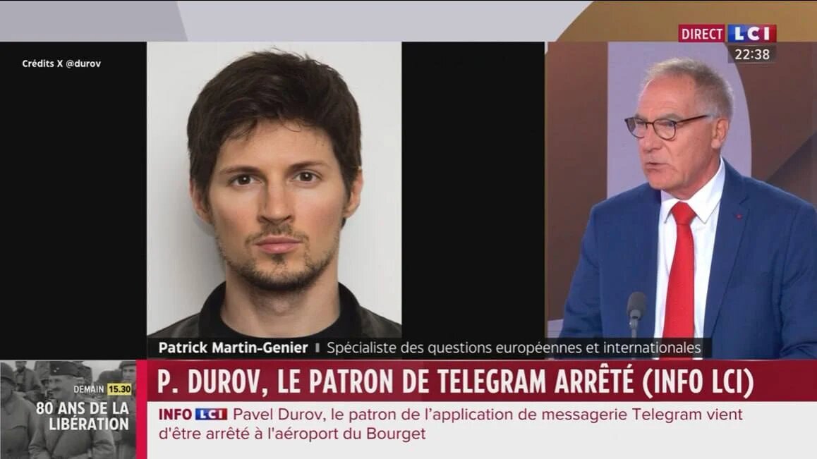 Дурова вовсю мусолят на французском ТВ