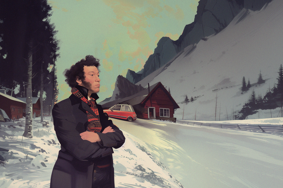 Иллюстрация Анастасии Болбат при помощи Midjourney