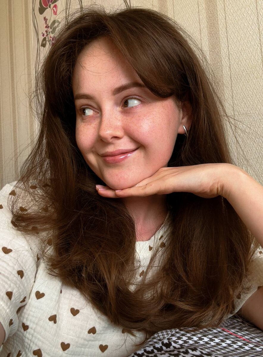 сейчас мои волосы выглядят вот так