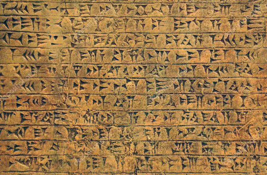 Древняя шумерская табличка с числами