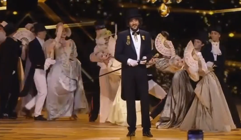 Номер Филиппа Киркорова. Скрин автора. 