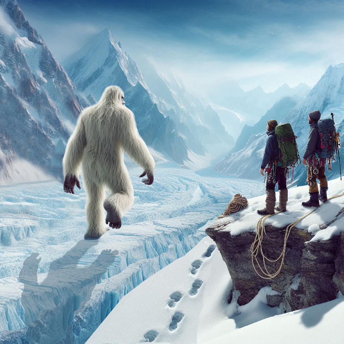 Альпинисты обнаружили следы йети