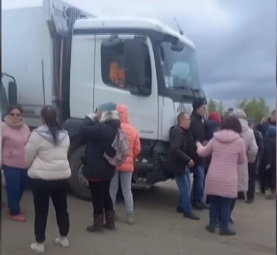 С протестов против полигона в Полтавской