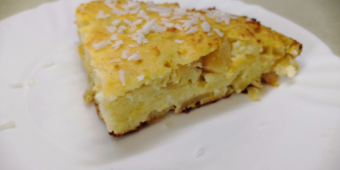 Смешала творог и яблочки. Быстрая ПП запеканка из доступных продуктов