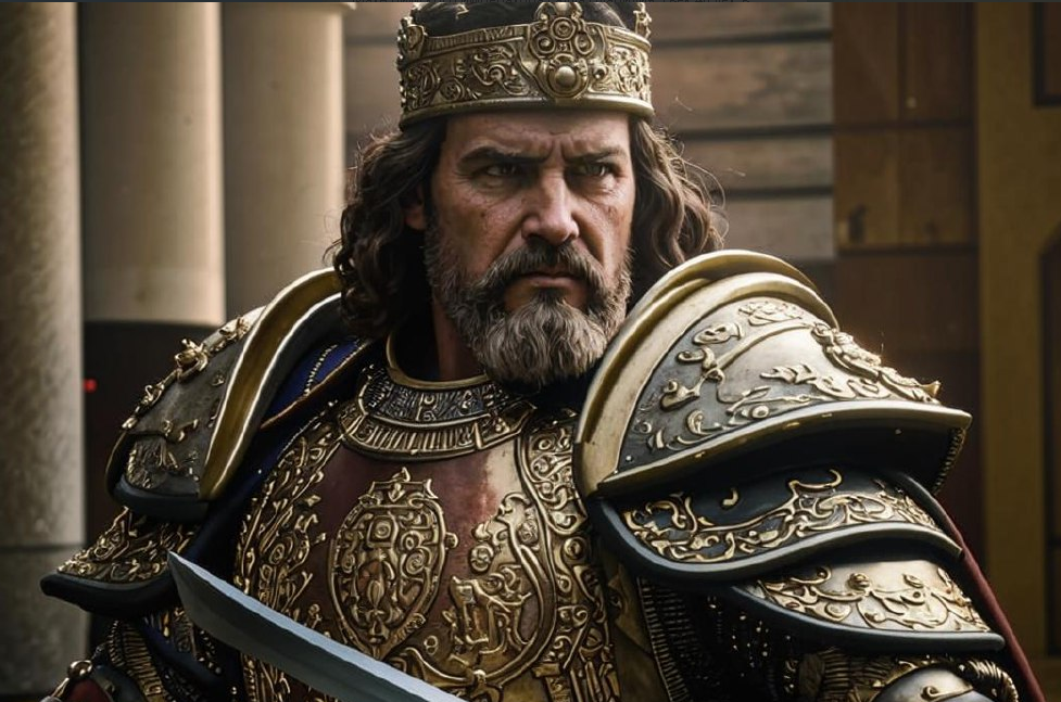 Король вандалов Гейзерих. Взято из нейросети