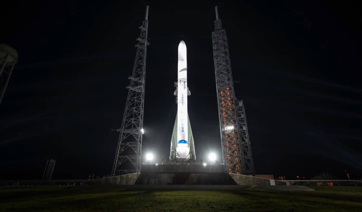    New Glenn на стартовом комплексе 36 на мысе Канаверал, Флорида / © Blue Origin