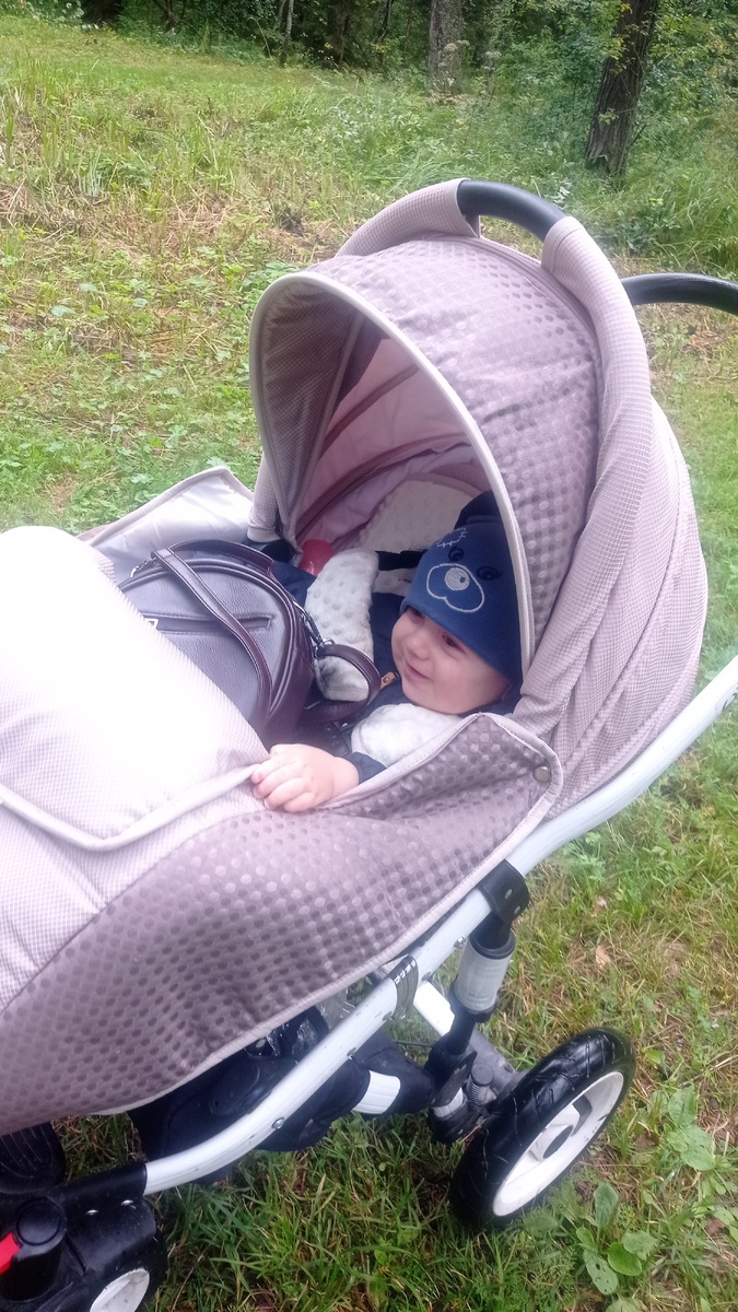 Съездили с ним на прогулку в лес вдвоём, пока Мирон был у свекрови в прошлые выходные. 