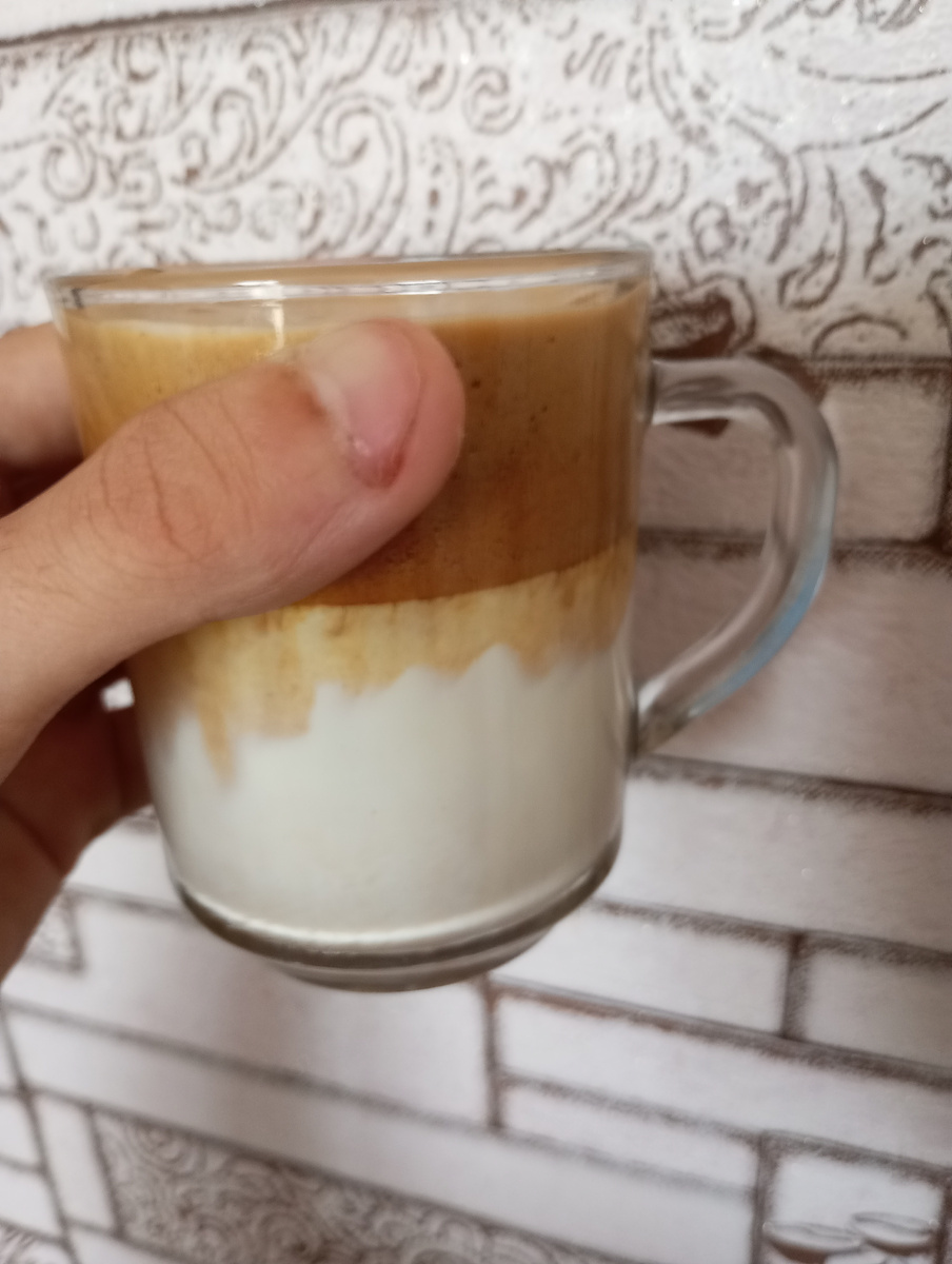 Решил попробовать рецепт кофе из тик тока и знать и знаете что я понял это оказывается очень вкусно