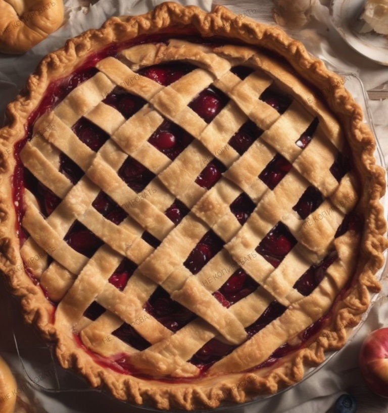 Фото автора. Пирог с фруктовой начинкой