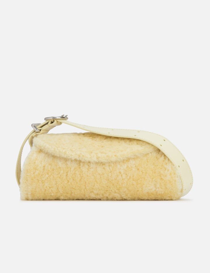 Jil Sander Mini Cannolo Shearling Bag