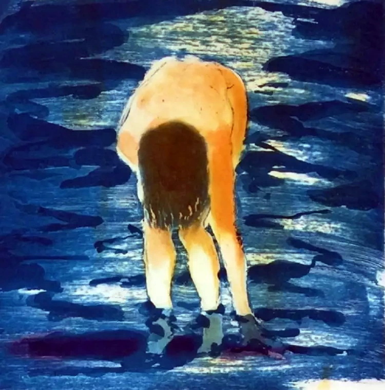 Эрик Фишль, Мальчик в голубой воде, 1988