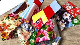 Один простой способ, как можно красиво использовать маленькие кусочки ткани DIY мастер-класс