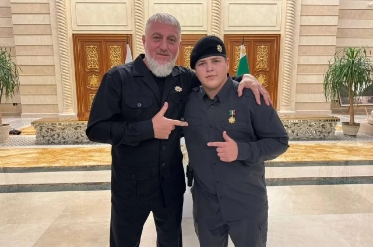    Сын Кадырова Адам стал обладателем высшей из возможных наград Чечни