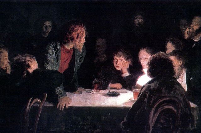 «Тайное собрание», худ. И. Репин. Источник: Public Domain