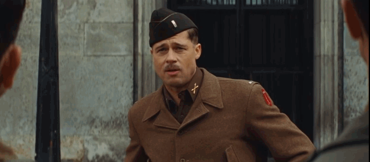 Кадр из кинофильма К.Тарантино "Бесславные ...ну вы в курсе".