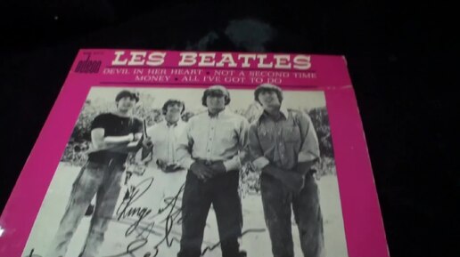 0026 Рок рариететы Beatles Money EP France 1st press (Mega Rare)