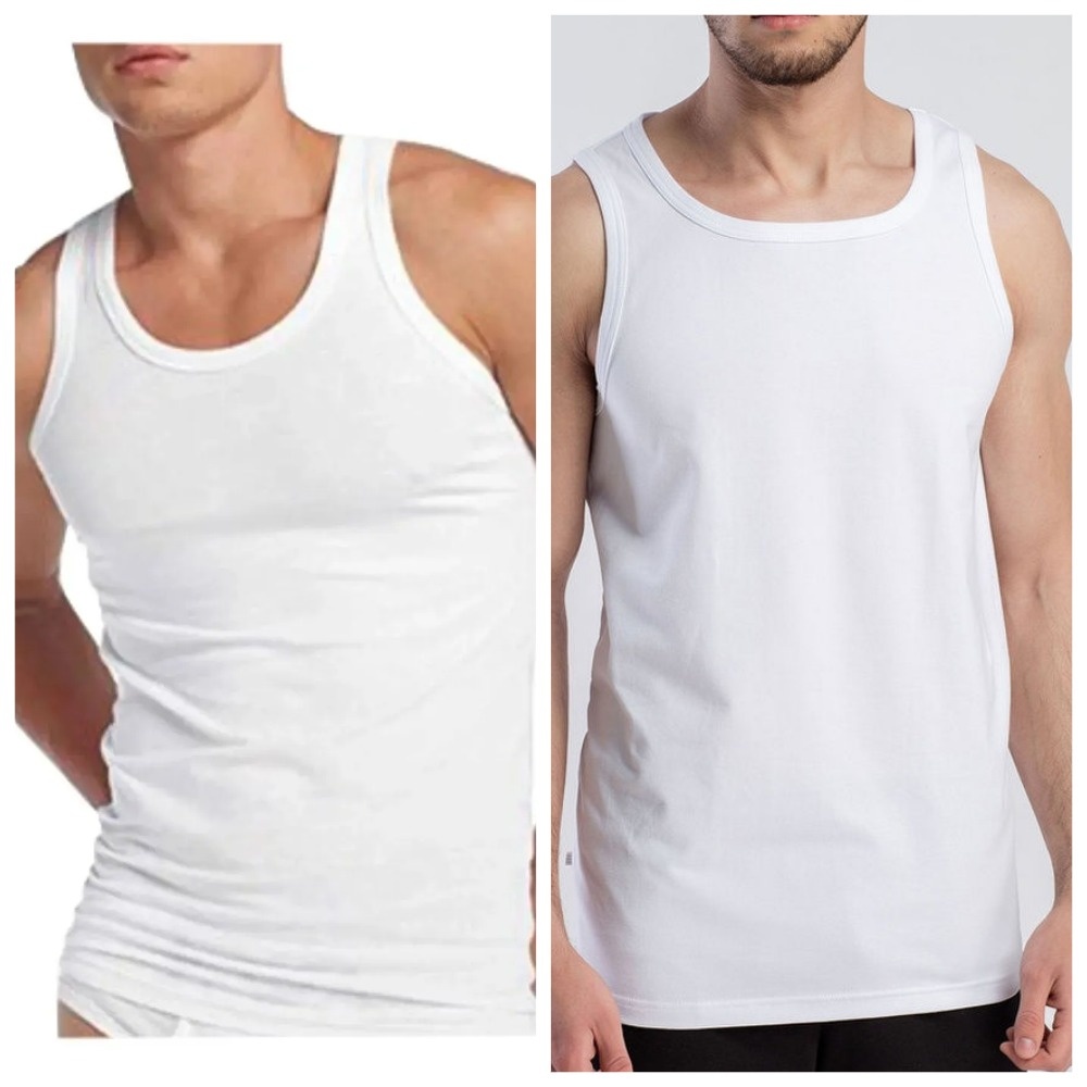 Виды вырезов на бельевой мужской майке