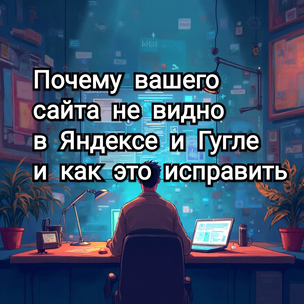 Сайт не видно в поиске. Как исправить? 