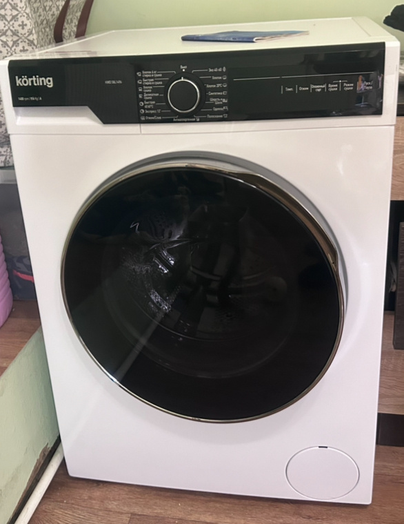  Общий вид стиральной машины. Размеры, мм (ШхГхВ) 597x582х845