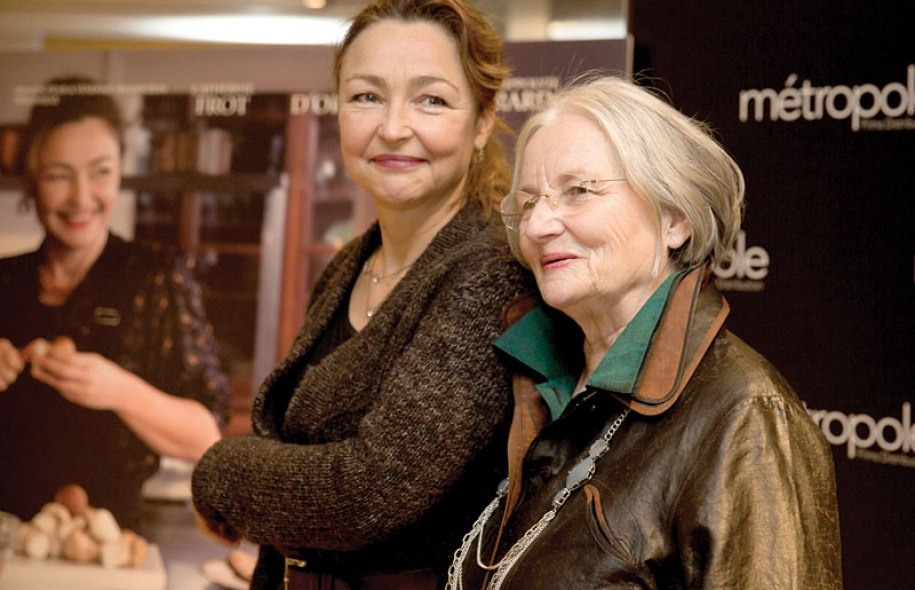 Фото из открытых источников. Актриса Катрин Фро и шеф-повар Даниэль Мазе-Дельпеш.