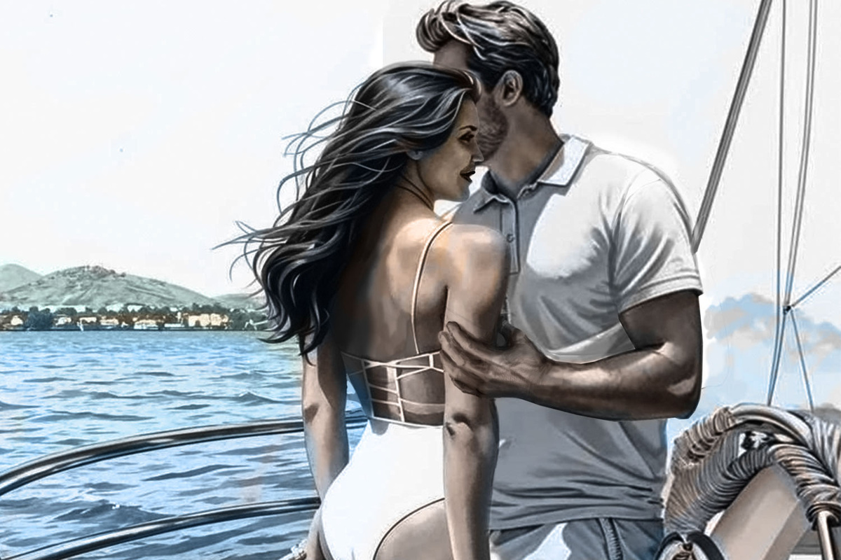 Бажена очень эффектно изображала из себя счастливую женщину